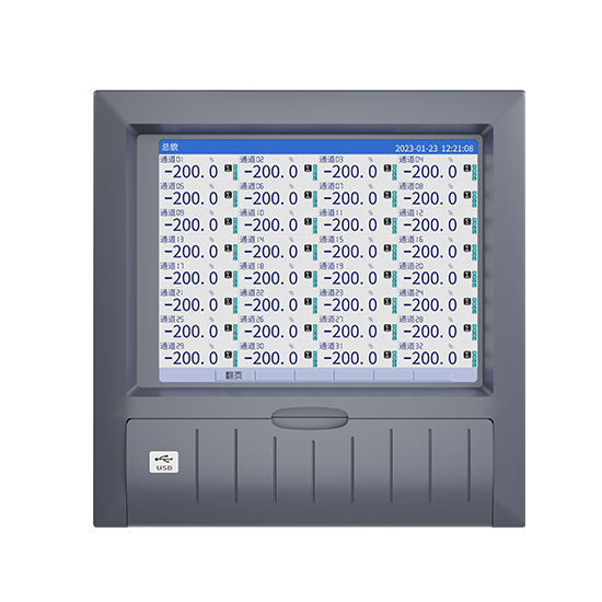 4001老百汇netMIK-R8000D 1-40路 10.4英寸 彩屏 无纸记录仪 USB